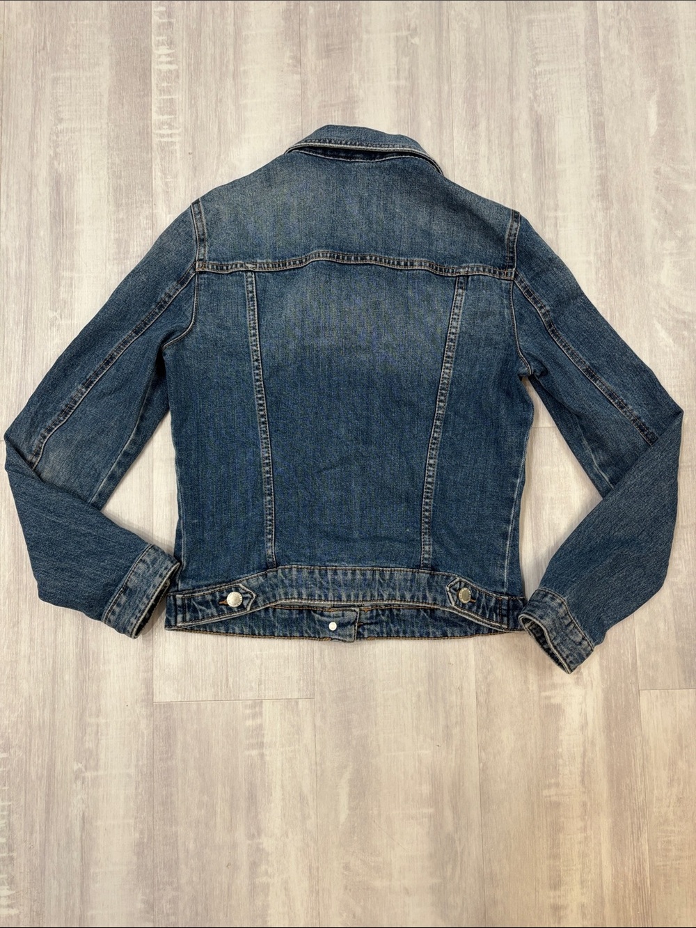Zara Classic Blue Denim Jacket - Picture 4 of 7